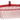 Fourche à fumier sans manche Rouge